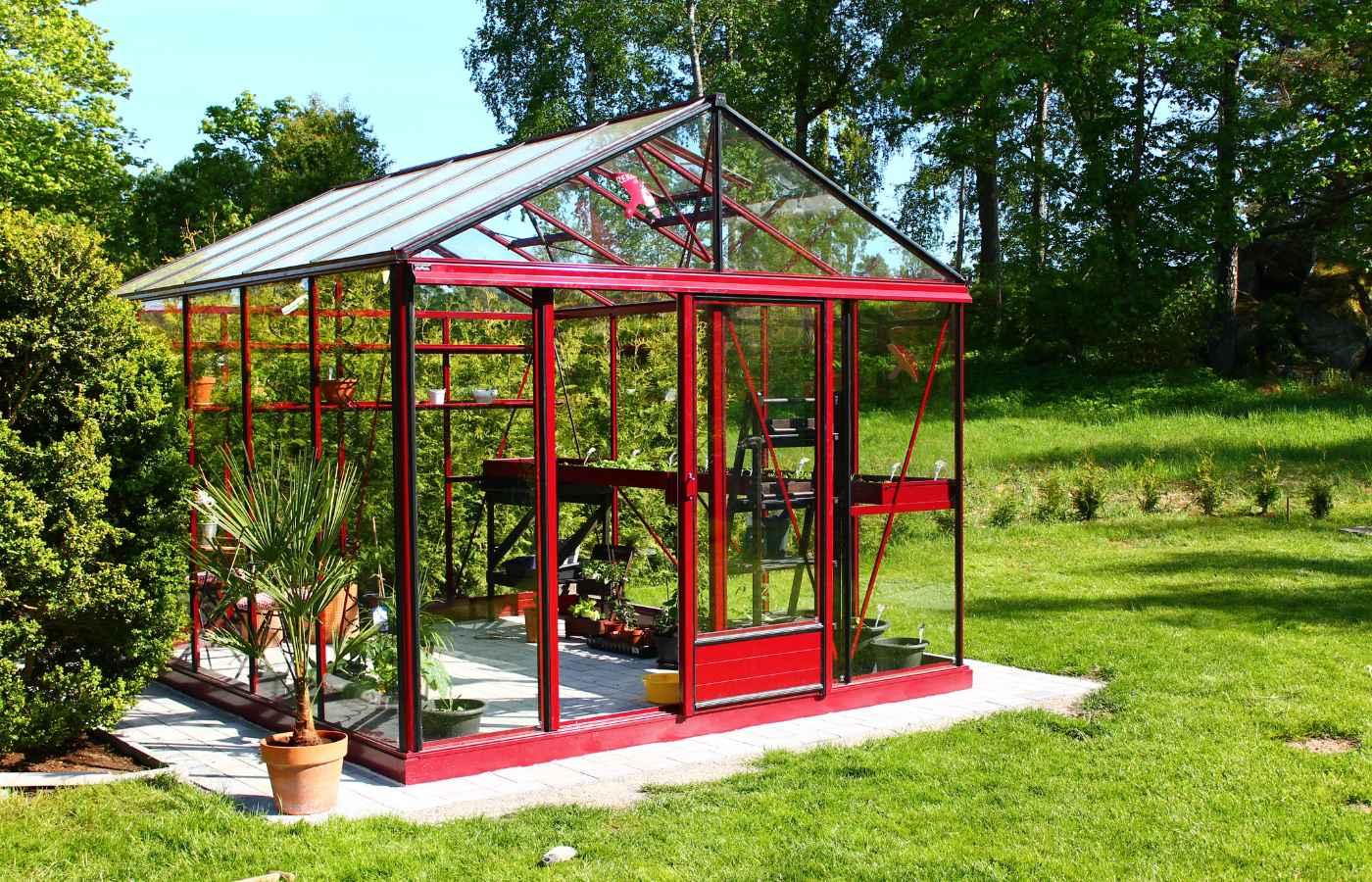 Vaxthus Maxi 4 Rod Glas